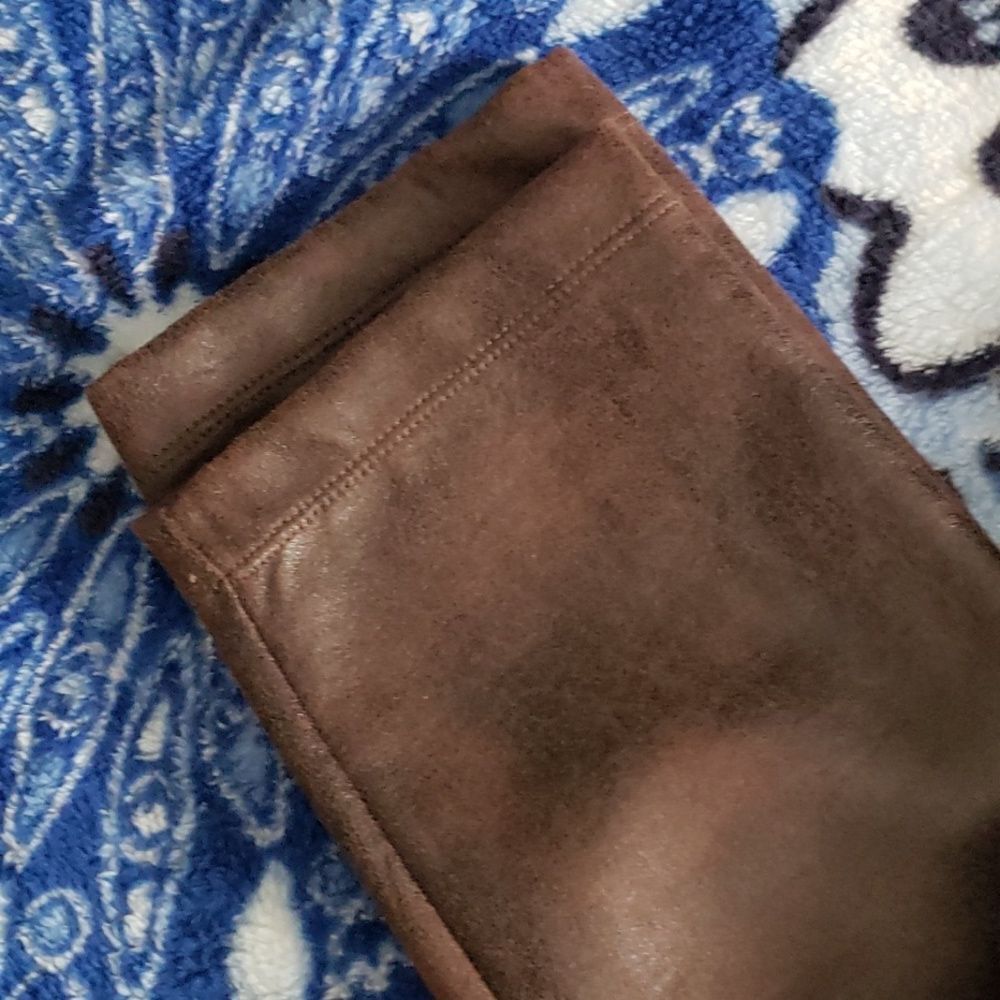 MAX STUDIO faux-leather leggings - Picture 10 of 13